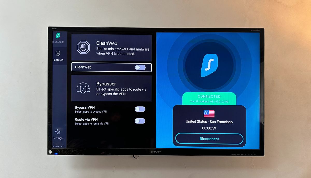 Surfshark VPN setup on a Fire Stick