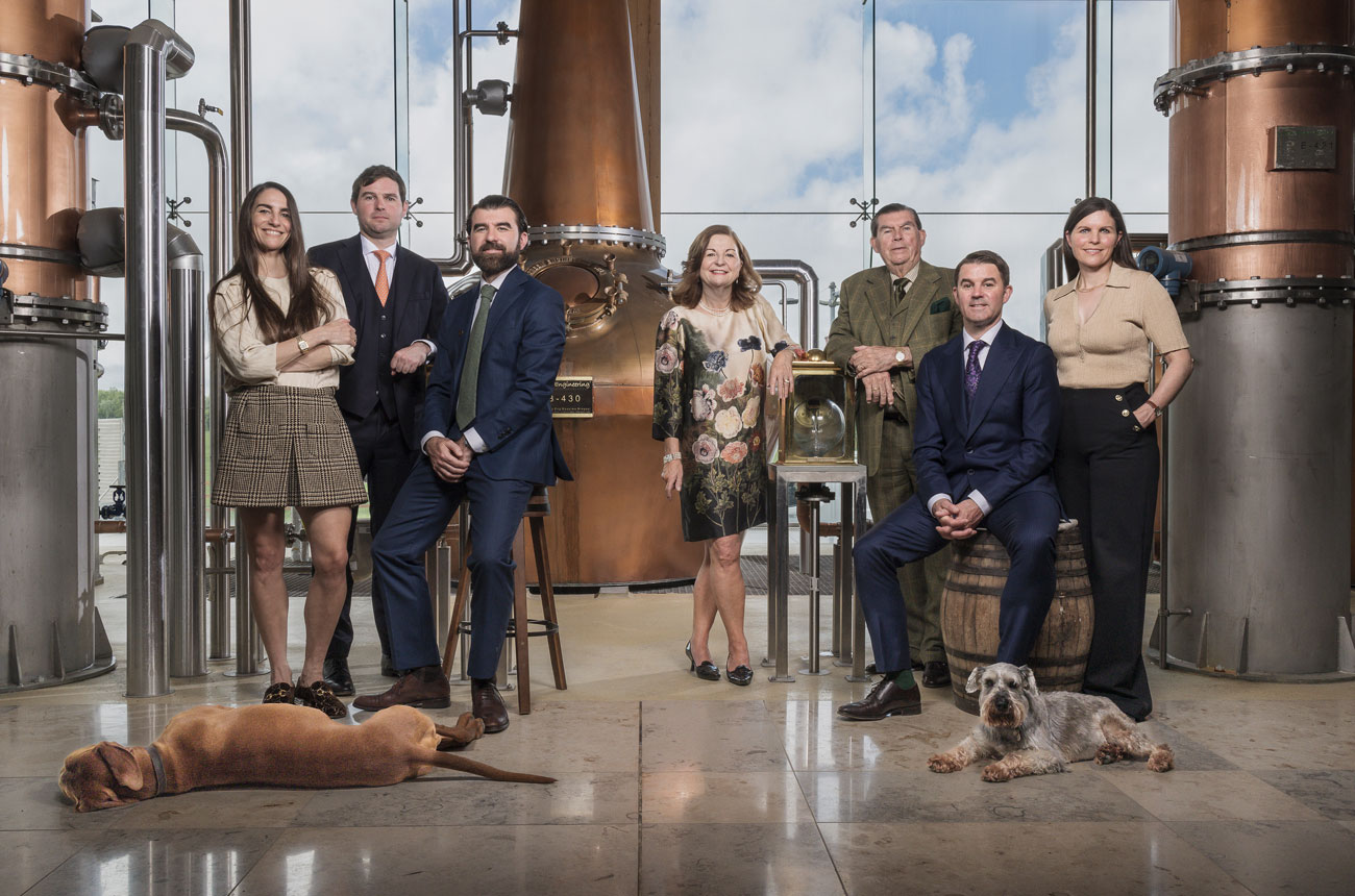 The Cooney family in Boann Distillery