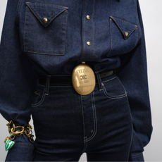 Celine belt campaign imagery