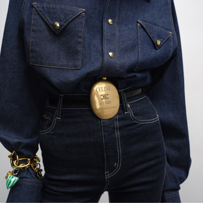 Celine belt campaign imagery