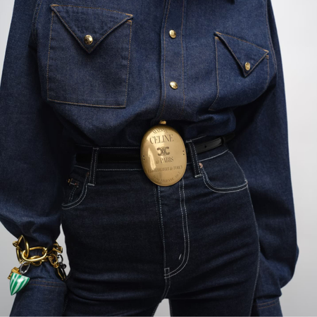 Celine belt campaign imagery