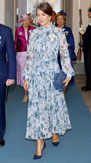 Crown Princess Mary Denmark arrive for the Te Deum