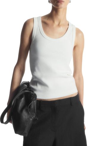 Scoop Neck Rib Tank