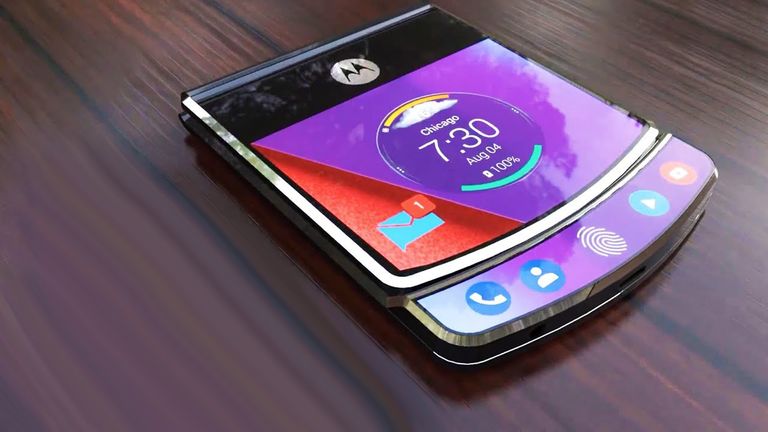 Foldable phone from Motorola is gunning for Samsung Galaxy X  T3