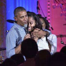 President Obama and Malia