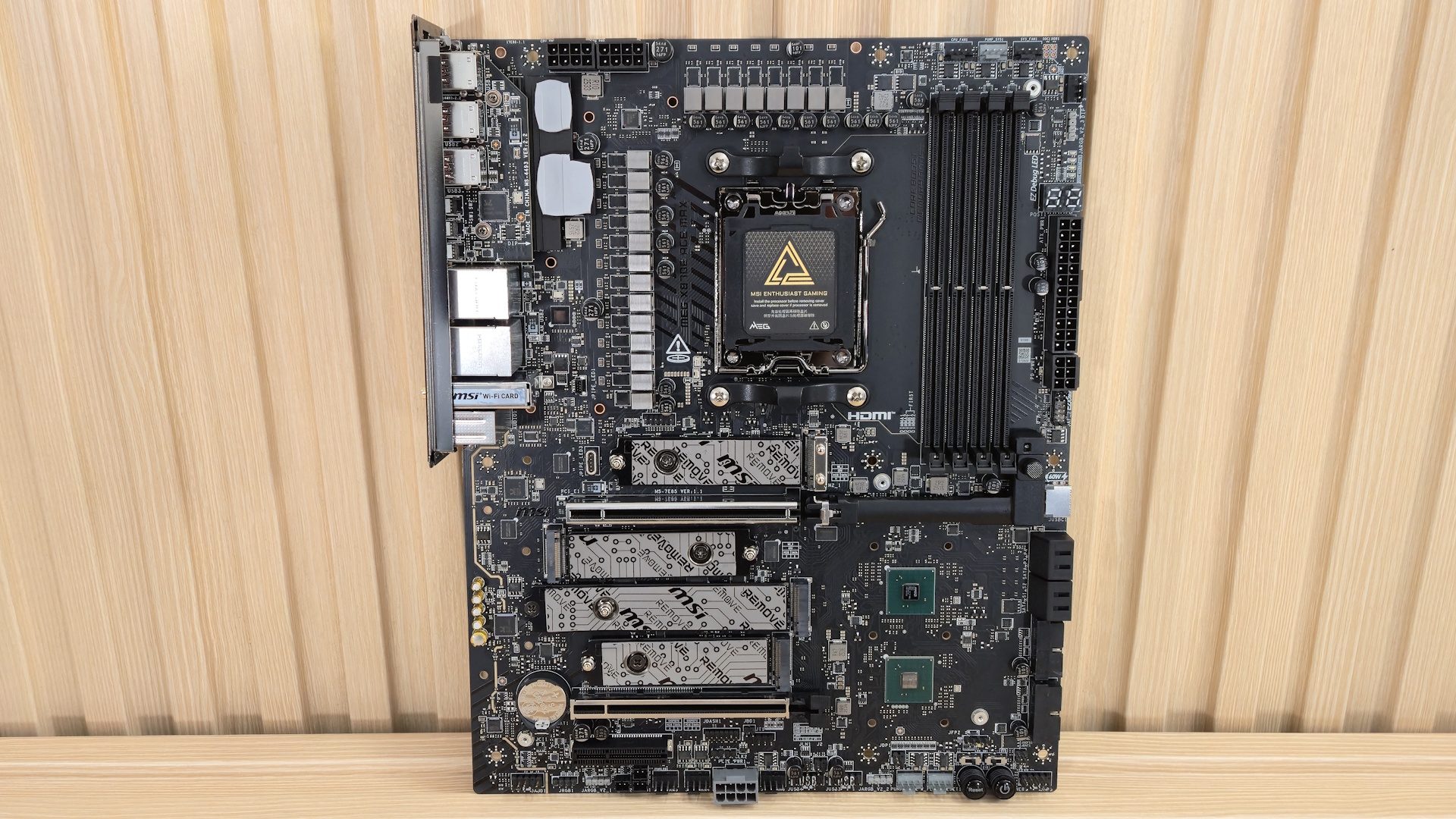 MSI MEG X870E Ace Max - Board images