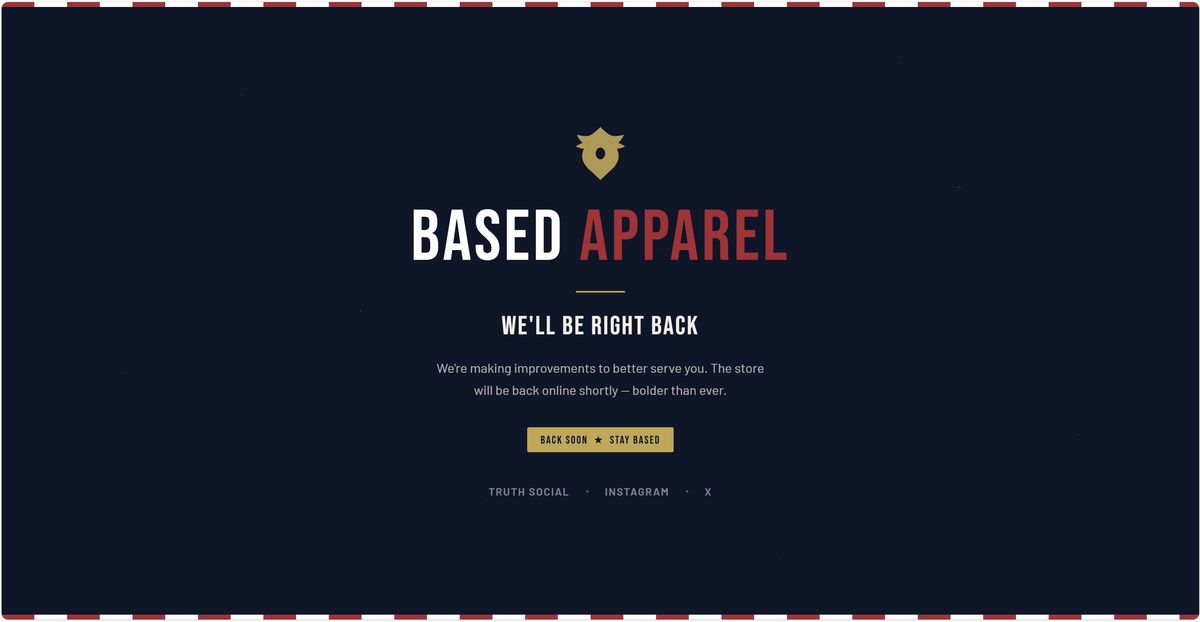 Kash Patel's 'BasedApparel' website is apparently hosting ClickFix malware