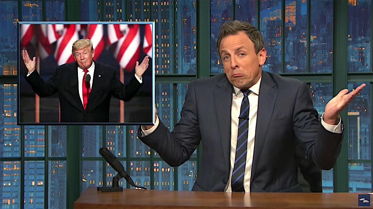 Seth Meyers recaps Donald Trump&amp;#039;s acceptance speech