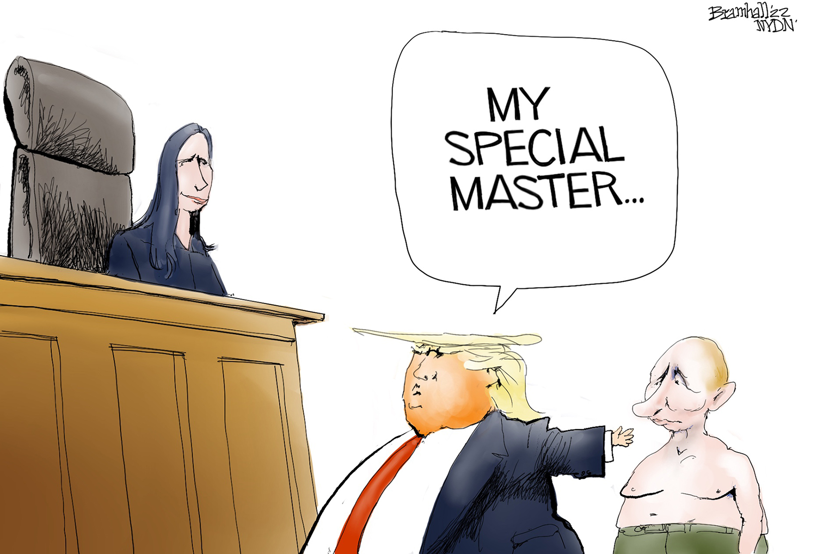 Political Cartoon.