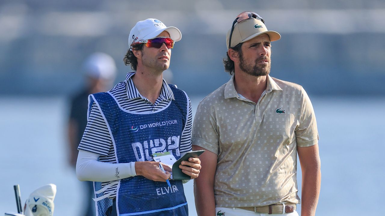 David Morago and Nacho Elvira at the Dubai Invitational 