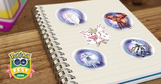 Pokémon Go Fest 2022 Finale stickers