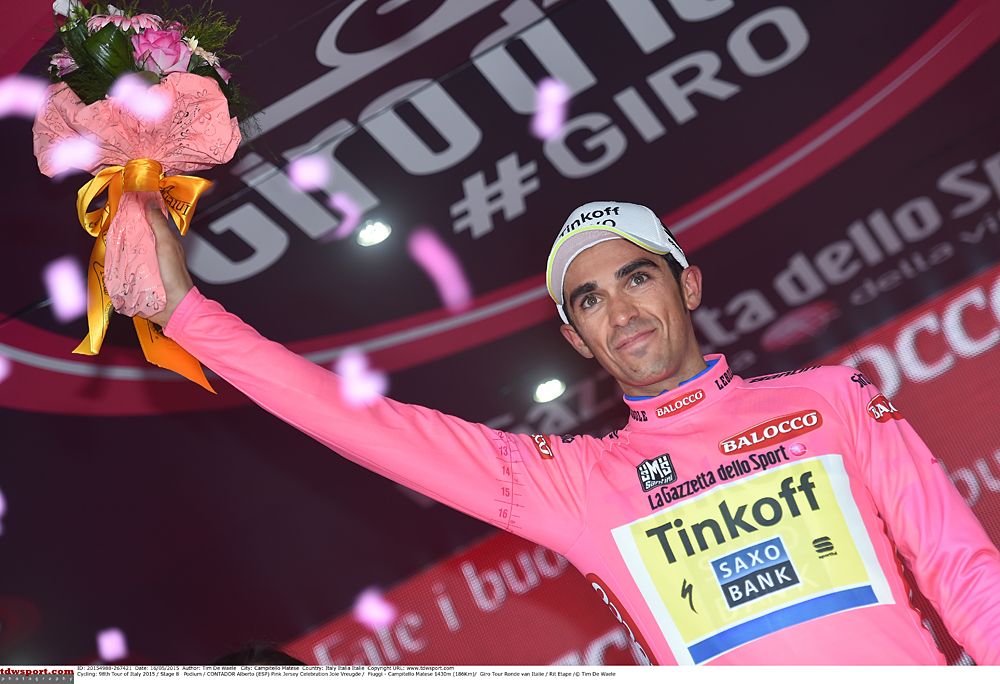 Alberto Contador (Tinkoff-Saxo) had no trouble defending his overall race lead