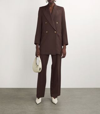 Womens Beare Park Brown Wool Oversized Lotus Blazer | Harrods Uk