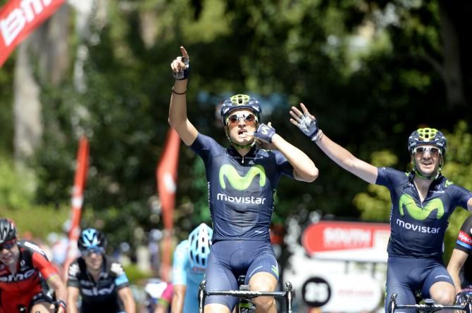 It was Movistar's day today with Juan Jose Lobato in first and Gorka Izagirre third