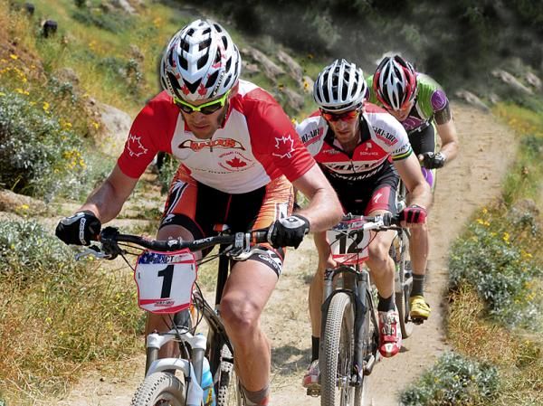Geoff Kabush (Team Maxxis-Rocky Mountain) leads the 2009 race.