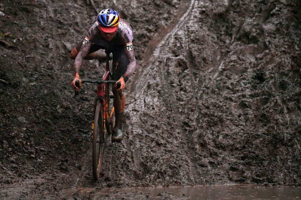NAMUR BELGIUM DECEMBER 22 Thomas Pidcock of United Kingdom and Team Trinity Racing Mud during the 11th Namur World Cup 2019 UCICX TelenetUCICXWC on December 22 2019 in Namur Belgium Photo by Luc ClaessenGetty Images