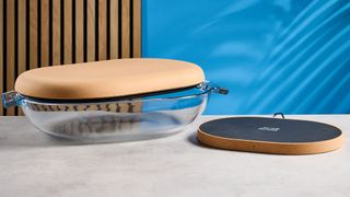 the Sourhouse DoughBed sourdough bulk fermentation proofing basket with a glass proofing bowl and an electric heating warming mat for even proofing