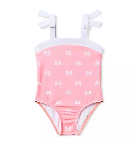Think Pink Recycled Bow Swimsuit