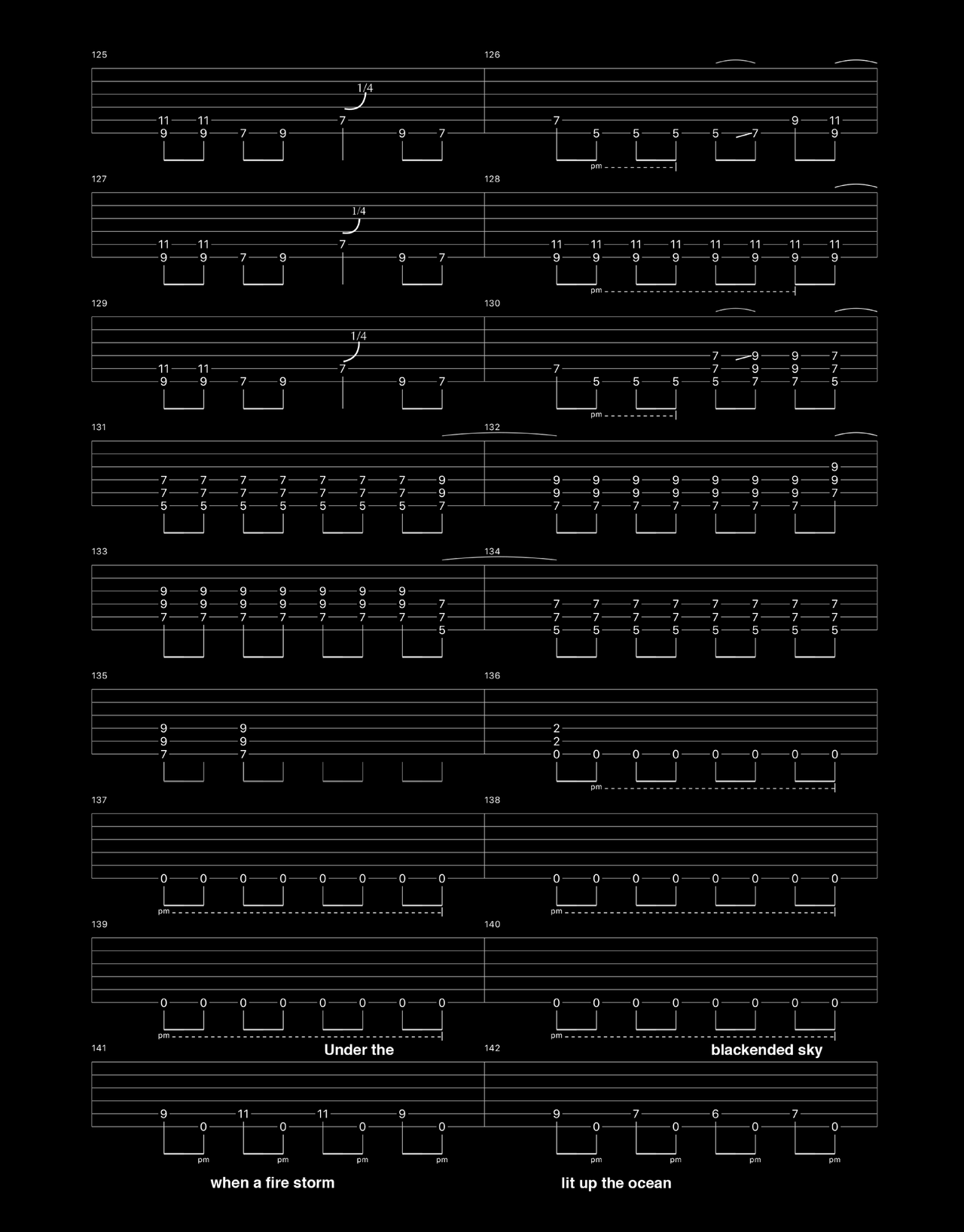 Volbeat - Leviathon guitar tab