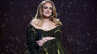 Adele performs during The BRIT Awards 2022