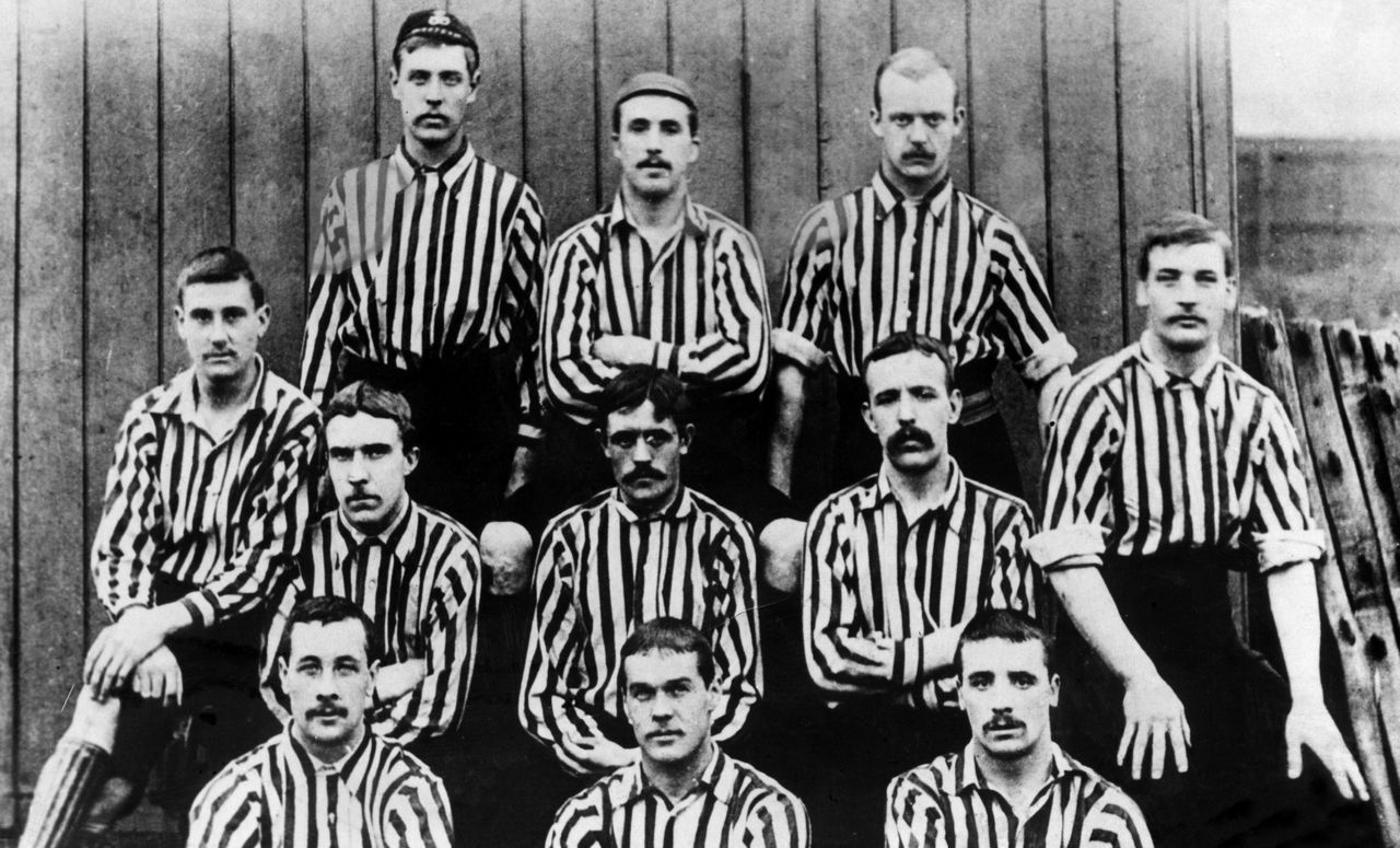 Stoke City team, 1890