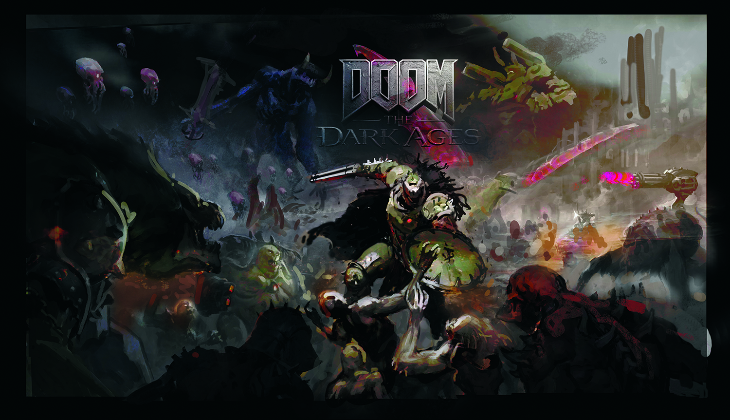 Doom the Dark Ages cover art tutorial