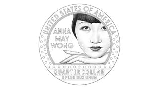 Quarter design featuring Anna May Wong