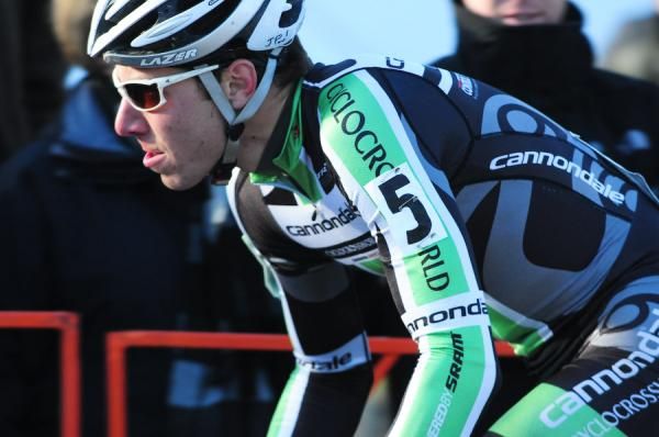 Jeremy Powers (Cannondale-Cyclocrossworld.com) drilling it.