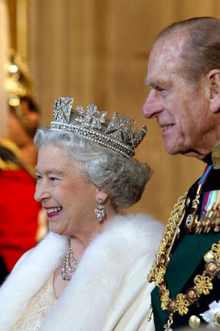 Queen Elizabeth II and Prince Philip.