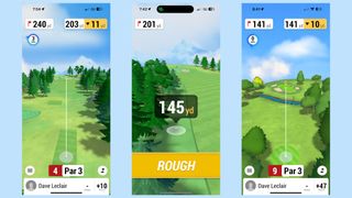 Courses on the Garmin Golf app