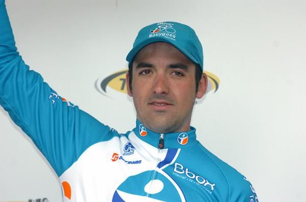 Stage winner S&eacute;bastien Turgot (BBox Bouygues Telecom) on the podium