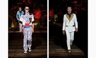 Dolce & Gabbana S/S 2020 catwalk menswear collection