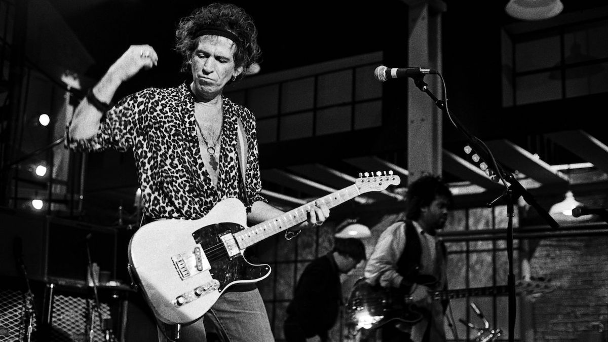 It's the sound of the Stones: a five-string with a six-string on top.  Guitars are amazing things – you can make an orchestra out of them…” Keith  Richards on life without Charlie
