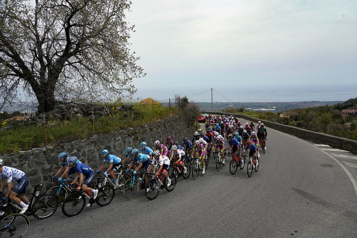 Giro di Sicilia 2022 - 3rd Edition - 4th stage Ragalna - Etna 140 km - 15/04/2022 - Scenery - photo Massimo Fulgenzi/SprintCyclingAgency&Acirc;&copy;2022