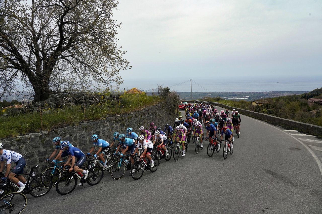 Giro di Sicilia 2022 - 3rd Edition - 4th stage Ragalna - Etna 140 km - 15/04/2022 - Scenery - photo Massimo Fulgenzi/SprintCyclingAgency&Acirc;&copy;2022