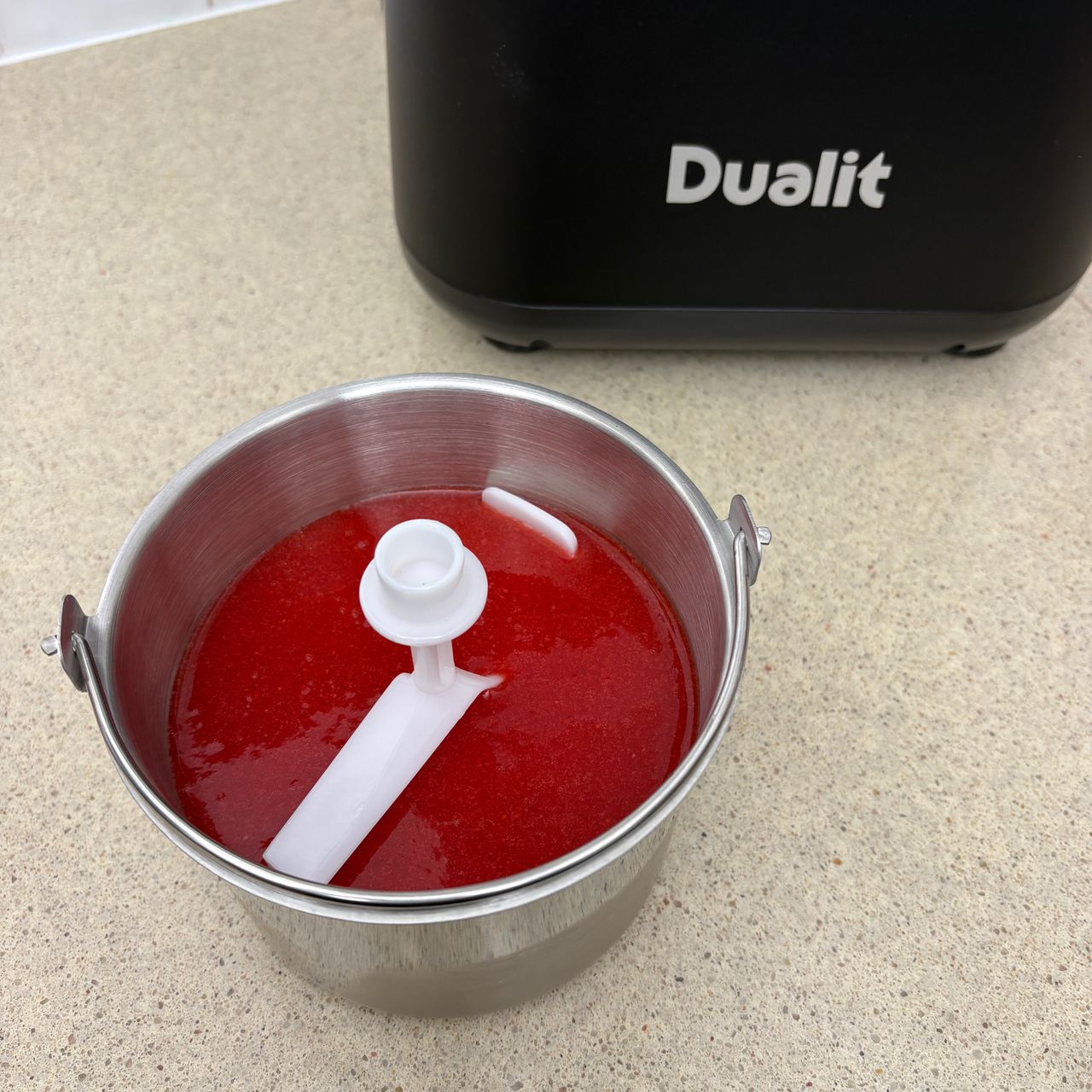 Testing the Dualit Ice cream maker at home