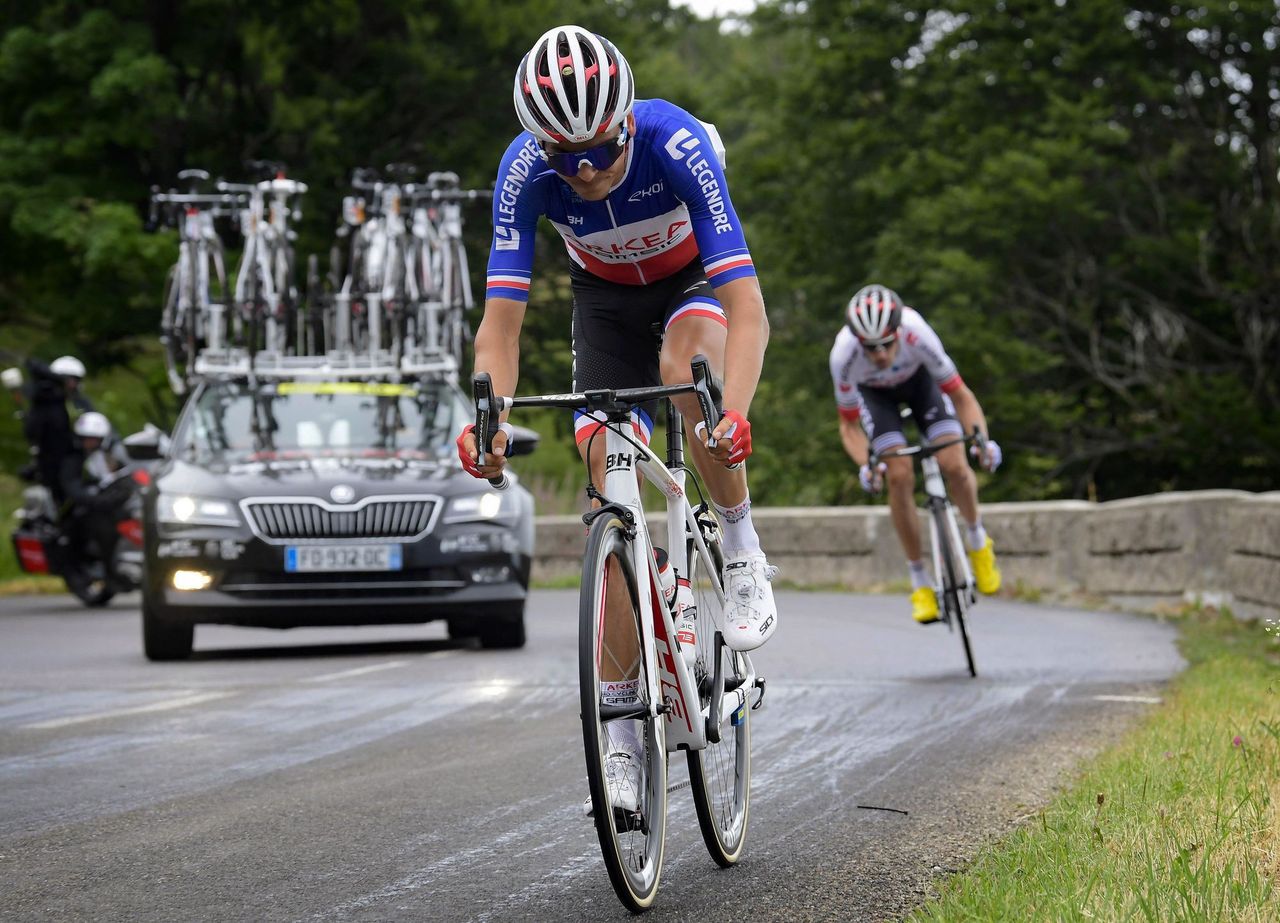 Warren Barguil had bad luck on stage 6