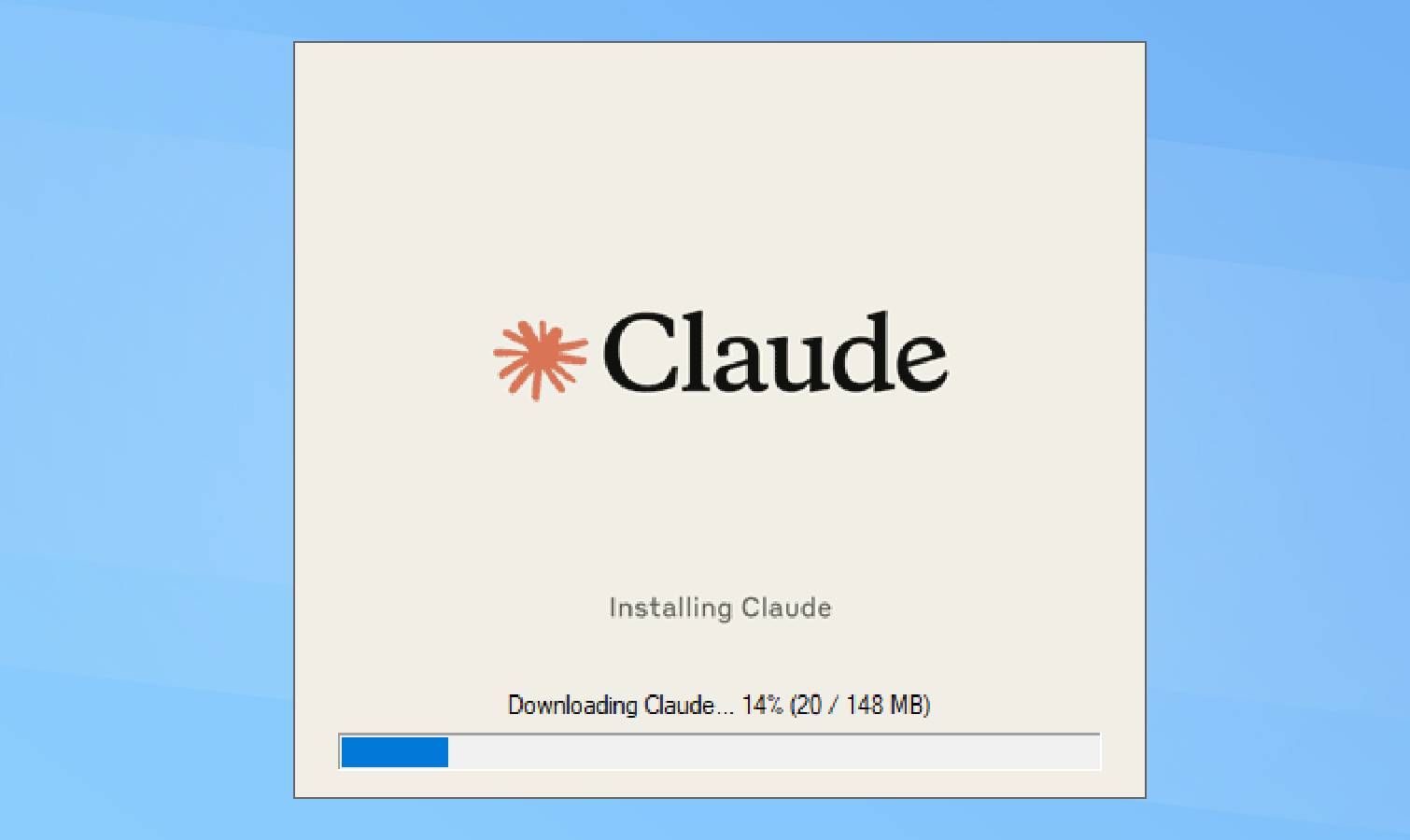 Waiting for Claude installer to complete