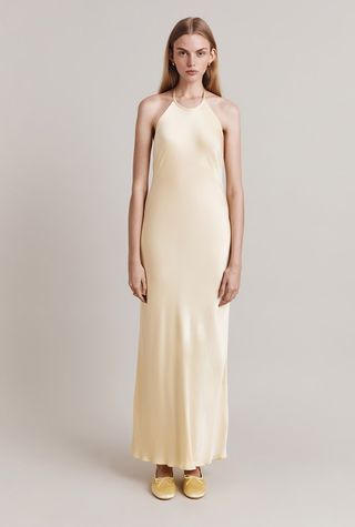 Chloe Satin Midi Dress