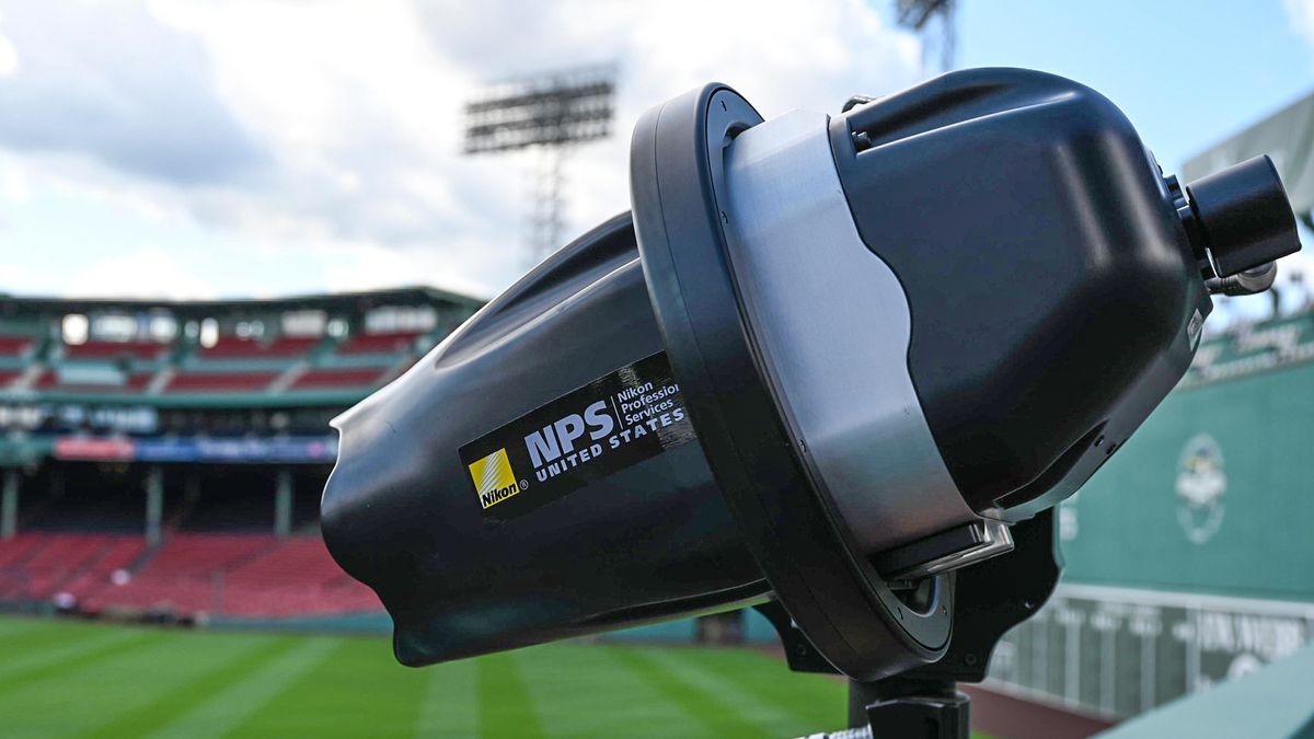 Red Sox using robot cameras! Nikon D5 RoboPods installed at Fenway Park