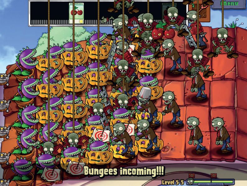 Plants vs. Zombies backyard strategy