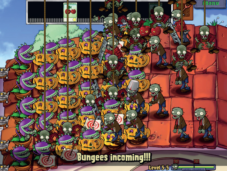 Plants vs. Zombies backyard strategy