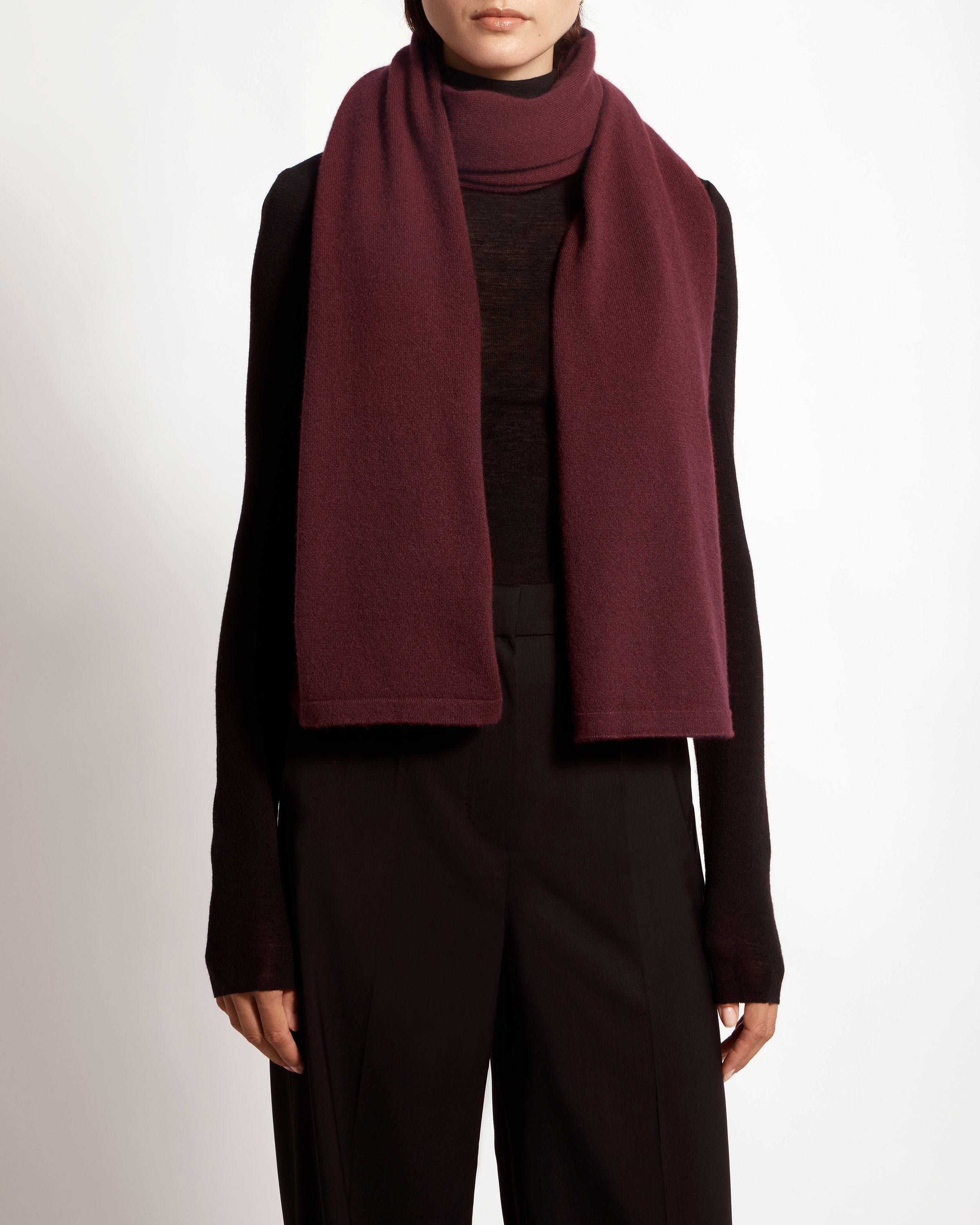 Westray Cashmere Travel Wrap - Oxblood