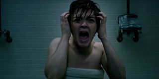 Maisie Williams screaming in The New Mutants