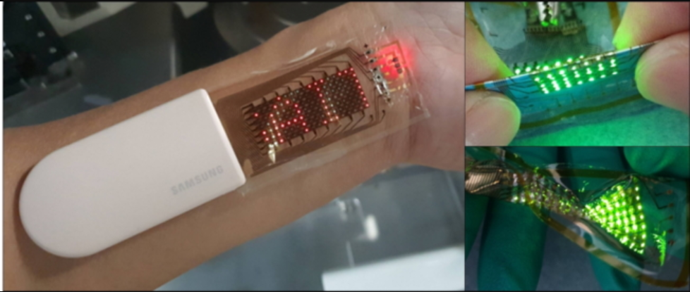 Samsung stretchable OLED device