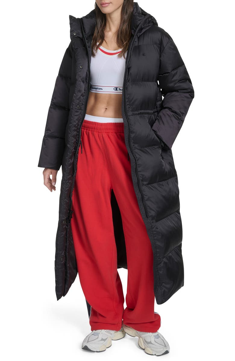 Water Resistant Hooded Puffer Coat