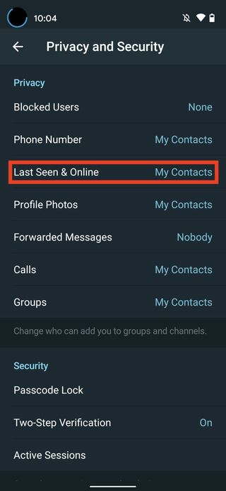 How To Turn Off Telegram Last Seen Online 4
