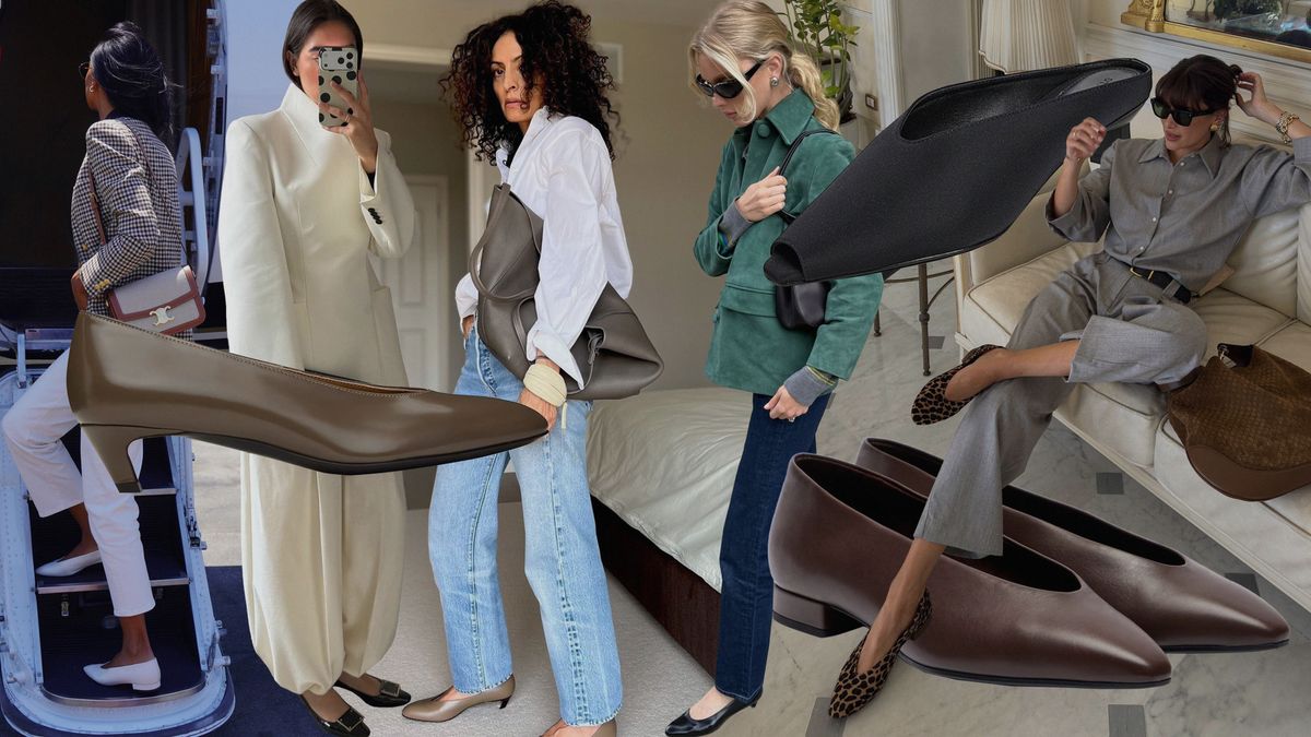 Not Pointed, Not Round—the Elegant Shoe Trend Everyone's Wearing With Jeans and Trousers