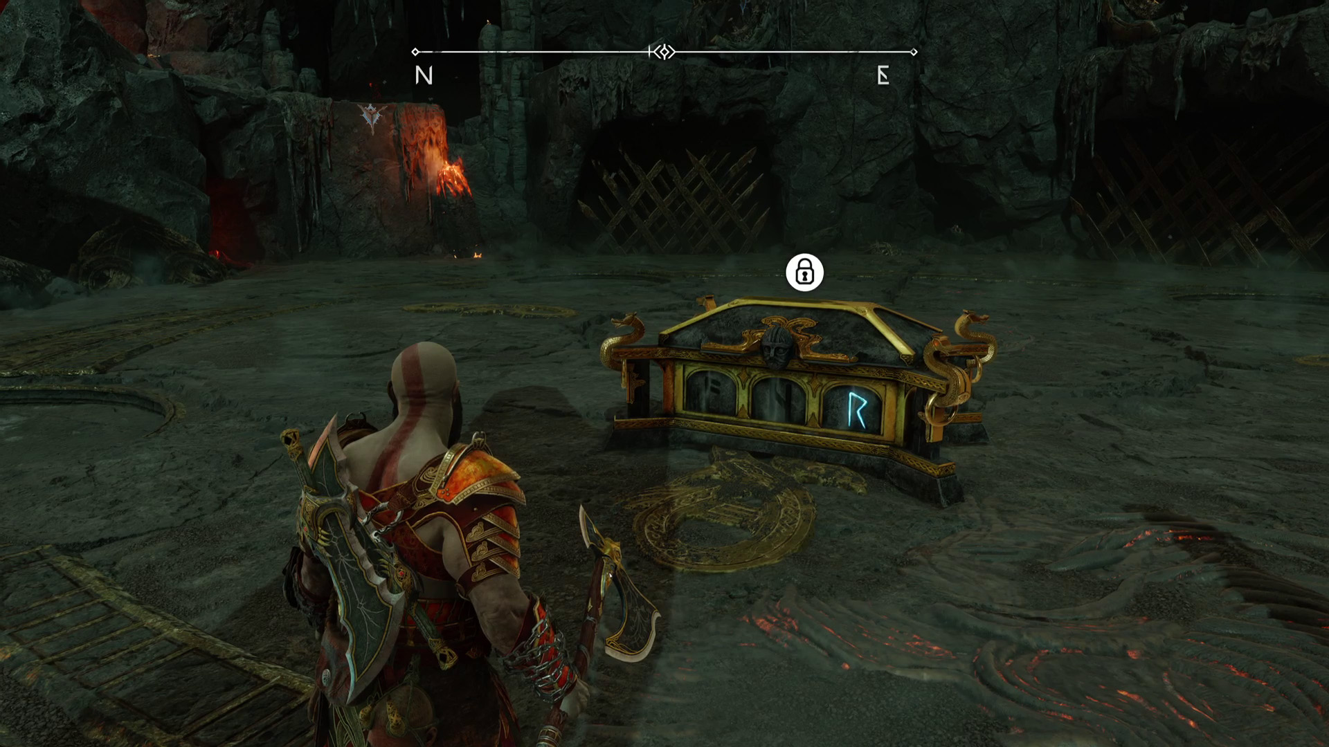 God of War Ragnarok runic nornir chests in muspelheim