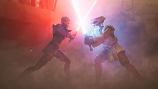 Star Wars Hunters character dueling